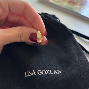 Lisa Gozlan 14K Solid Gold Ring in Size 6